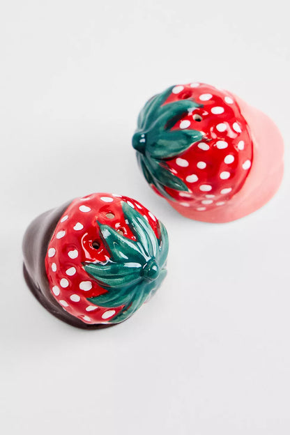 Strawberry Salt & Pepper Shakers